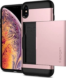 Spigen Slim Armor CS для Apple iPhone XS Max rose gold