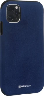 Stilgut Alcantara Cover для Apple iPhone 11 Pro blue