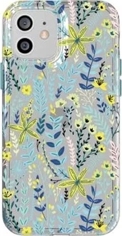 tech21 Evo Art Botanical Garden для Apple iPhone 12/12 Pro blue