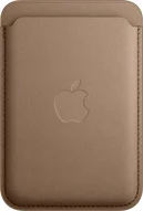 Apple iPhone Feingewebe wallet with MagSafe Taupe
