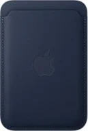 Apple iPhone Feingewebe wallet with MagSafe deep blue