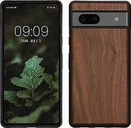 KWMobile Hard wooden Cover для Google Pixel 7a Dark Brown
