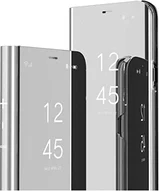 MRSTER clear View Standing Cover для Xiaomi Redmi Note 9 silver