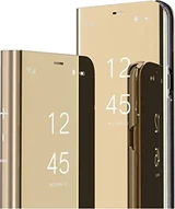 MRSTER clear View Standing Cover для Xiaomi Redmi Note 9 gold