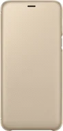 Samsung Flip wallet для Galaxy A6+ (2018) gold