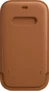 Apple iPhone 12/12 Pro Leather Sleeve with MagSafe Saddle Brown