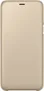 Samsung Flip wallet для Galaxy A6+ (2018) gold