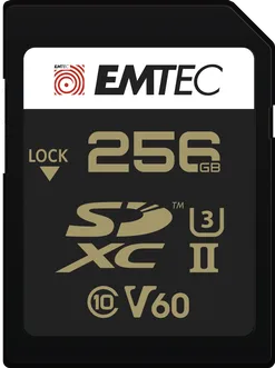 Emtec SpeedIN PRO+ R300/W160 SDXC 256GB, UHS-II U3, Class 10