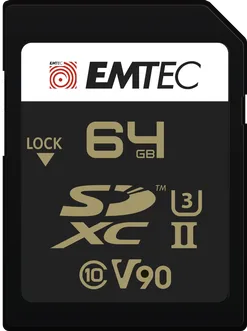 Emtec SpeedIN PRO+ R300 SDXC 64GB, UHS-II U3, Class 10