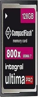 Integral ultima PRO R120/W120 CompactFlash Card 128GB