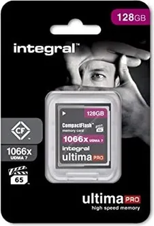 Integral ultima PRO UDMA7 1066x R160/W135 CompactFlash Card 128GB