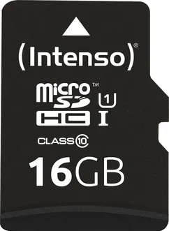 Intenso Professional R90 microSDHC 16GB Kit, UHS-I U1, Class 10