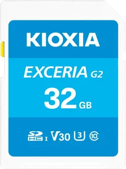 KIOXIA EXCERIA G2 R100/W50 SDHC 32GB, UHS-I U3, Class 10