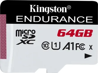 Kingston High Endurance R95/W30 microSDXC 64GB, UHS-I U1, A1, Class 10