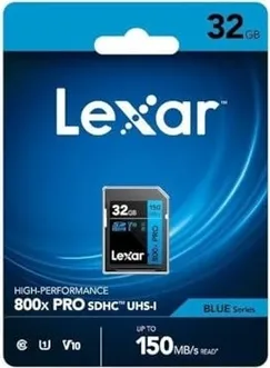 Lexar BLUE Series 800x R120 SDHC 32GB, UHS-I U1, Class 10