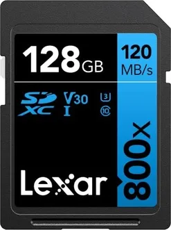 Lexar BLUE Series 800x R120/W45 SDXC 128GB, UHS-I U3, Class 10