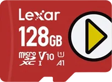 Lexar PLAY R150 microSDXC 128GB, UHS-I U1, A1, Class 10