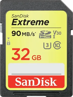 SanDisk Extreme R90/W40 SDHC 32GB, UHS-I U3, Class 10, 2er-Pack