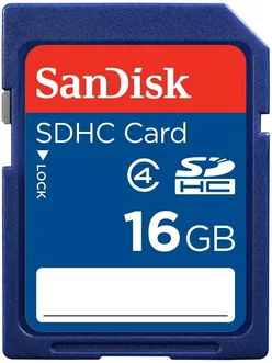 SanDisk SDHC 16GB, Class 4