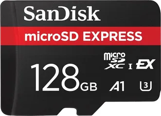 SanDisk microSD Express Card R880/W480 microSDXC 128GB, UHS-I U3, A1, Class 10, SD Express EX I