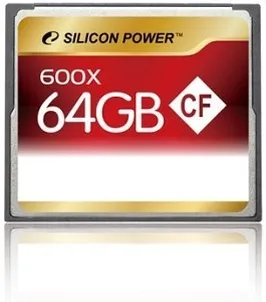 Silicon Power 600x R90 CompactFlash Card 64GB