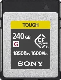 Sony TOUGH CEB-G Series R1850/W1600 CFexpress Type B 240GB