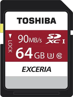 Toshiba Exceria N302 R90 SDXC 64GB, UHS-I U3, Class 10