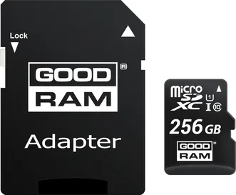 goodram M1AA R100 microSDXC 256GB Kit, UHS-I U1, Class 10