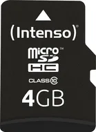 Intenso R20/W12 microSDHC 4GB Kit, Class 10