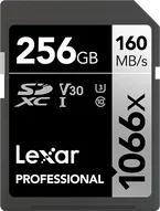 Lexar Professional 1066x Silver Series R160/W120 SDXC 256GB, UHS-I U3, Class 10