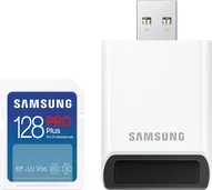 Samsung PRO Plus for Professionals R180/W130 SDXC 128GB USB-Kit, UHS-I U3, Class 10