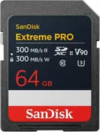 SanDisk Extreme PRO R300/W300 SDXC 64GB, UHS-II U3, Class 10