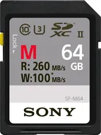 Sony SF-M Series R260/W100 SDXC 64GB, UHS-II U3, Class 10