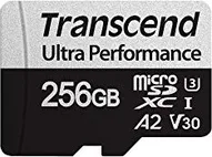 Transcend 340S R160/W125 microSDXC 256GB Kit, UHS-I U3, A2, Class 10