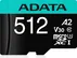 ADATA Premier Pro R100/W80 microSDXC 512GB Kit, UHS-I U3, A2, Class 10