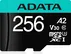 ADATA Premier Pro R100/W85 microSDXC 256GB Kit, UHS-I U3, A2, Class 10