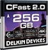 Delkin Cinema R560/W495 CFast 2.0 CompactFlash Card 256GB