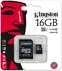 Kingston R45 microSDHC 16GB Kit, UHS-I, Class 10