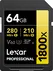 Lexar Professional 1800x Gold Series R280/W210 SDXC 64GB, UHS-II U3, Class 10