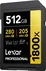 Lexar Professional 1800x Gold Series R280/W205 SDXC 512GB, UHS-II U3, Class 10