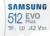 Samsung EVO Plus 2024 R160 microSDXC 512GB Kit, UHS-I U3, A2, Class 10