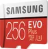 Samsung EVO Plus R100/W90 microSDXC 256GB Kit, UHS-I U3, Class 10