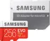 Samsung EVO Plus R100/W90 microSDXC 256GB Kit, UHS-I U3, Class 10