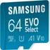 Samsung EVO Select R160 microSDXC 64GB Kit, UHS-I U1, A1, Class 10