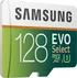 Samsung EVO Select R100/W90 microSDXC 128GB Kit, UHS-I U3, Class 10