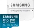 Samsung EVO Select R130 microSDXC 512GB Kit, UHS-I U3, A2, Class 10