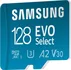 Samsung EVO Select R130 microSDXC 128GB Kit, UHS-I U3, A2, Class 10