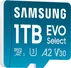 Samsung EVO Select R160 microSDXC 1TB Kit, UHS-I U3, A2, Class 10