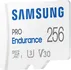 Samsung PRO Endurance R100/W40 microSDXC 256GB Kit, UHS-I U3, Class 10