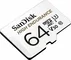 SanDisk High Endurance R100/W40 microSDXC 64GB Kit, UHS-I U3, Class 10